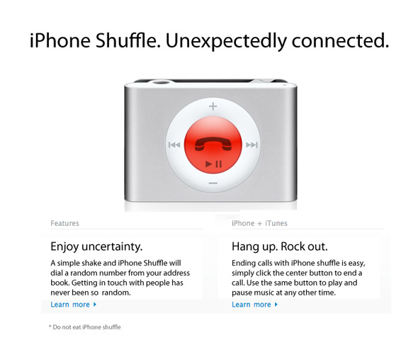 Secret pictures of the new iPhone Shuffle
