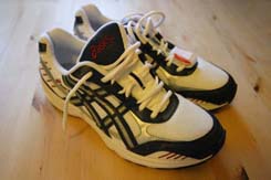 The Asics running shoes